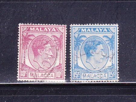 Malaya Malacca 9-10 U King George VI