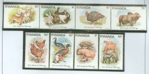 Rwanda #897-904  Single (Complete Set)