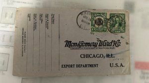 Canal Zone 55 & 60 Used on Montgomery Ward Export Department Cover LV9271