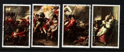 Jersey Sc 242-5 1981 Battle of Jersey stamp set used