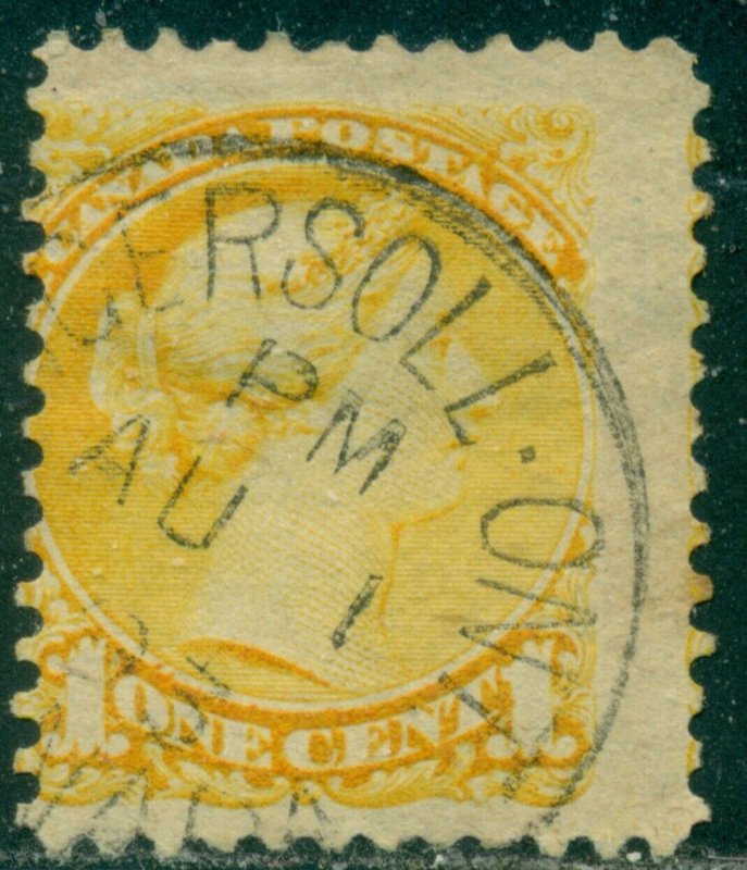 CANADA SCOTT # 35, DATED TOWN CANCEL, USED, GREAT PRICE!