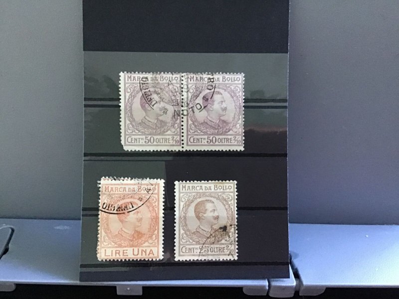 Italy Revenue used  stamps R29962