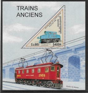 1998    CAMBODIA  -  SG.  MS 1753  -  RAILWAY  -  MNH