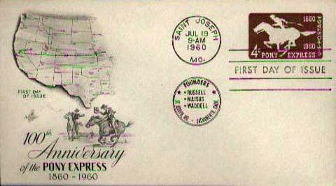 United States, Postal Stationery, First Day Cover, Missouri