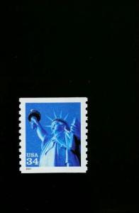 2001 34c Statue of Liberty, Coil Scott 3476 Mint F/VF NH