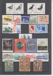 Norway, 1981 Year Set complete in Norway Post folder, fresh, VF