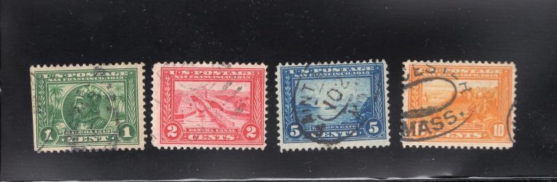 US Scott #397-400 F/VF Used Set Looks Sharp CV $39