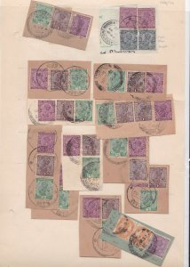 British India Stamps + Cancels on Stamps Page Ref 35862