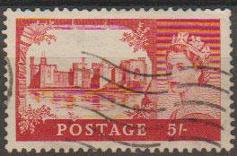 Great Britain SG 537a Used De La Rue Printing