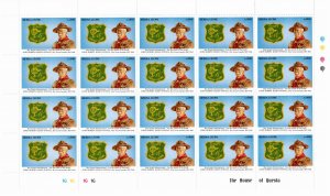 Sierra Leone 1991 MNH Sc 1443-5 sheets of 20