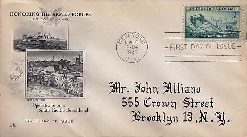 United States, First Day Cover, Military Related