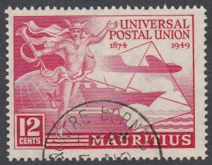 Mauritius 231 Used CV $2.10