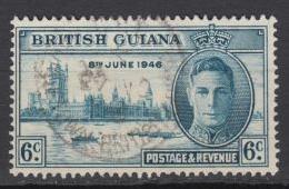 British Guyana - 1946 Peace Issue  6p - Key stamp! (1493)