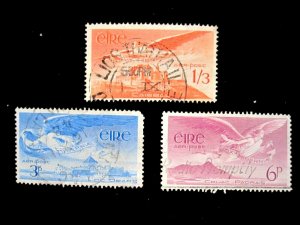 IRELAND - SCOTT# C2,C3,C5 - USED - CAT VAL $11.55