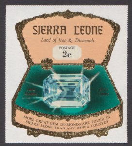 SIERRA LEONE - 1970 DIAMOND INDUSTRY SG#545 - 1V MINT NH SELF-ADHESIVE