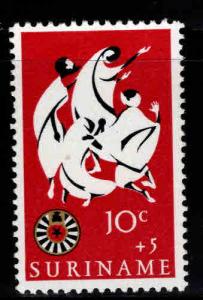 Suriname Scott B122  MH* semi-postal stamp