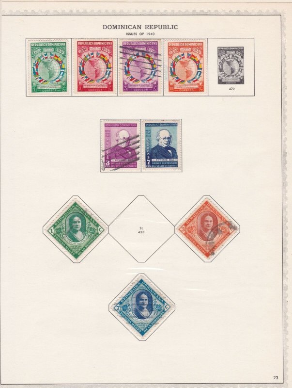 dominican republic stamps page ref 17154