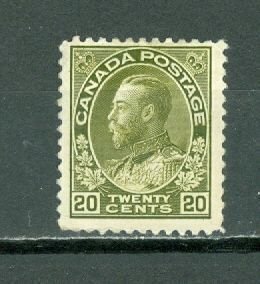 CANADA 1925  GEO V #119 F-VF UNUSED NO GUM
