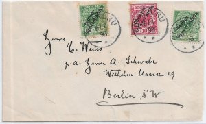 1898 Omaruru, German South West Africa to Berlin, Germany (HS1182)