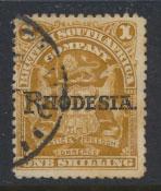 British South Africa Company / Rhodesia  SG 107c Used OPT  Rhodesia see scan 
