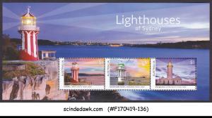 AUSTRALIA - 2018 LIGHTHOUSES OF SYDNEY - MIN. SHEET MNH