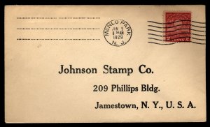 US 1929 Scott 654  First day cover Single Stamp Johnson Stamp Co. Jamestown