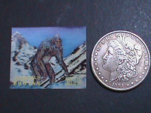 ​BHUTAN-1970 SC#116D SNOW MAN-3D RARE STAMP- MNH- VF-WE SHIP TO WORLDWIDE