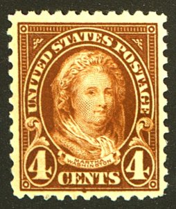 U.S. #585 MINT OG NH