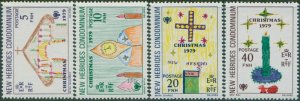 New Hebrides 1979 SG279-282 Christmas set MNH