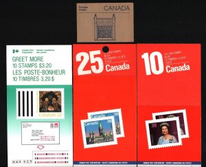 CANADA 1988 SET OF 4 BOOKLETS MNH