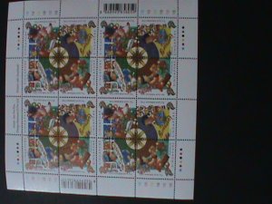 SINGAPORE- 1998-SC#870-3 NEW YEARS GREETINGS STAMPS- MNH-SHEET-VF-LAST ONE