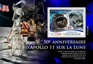 Z08 TG190239b TOGO 2019 Apollo 11 Moon Landing MNH ** Postfrisch