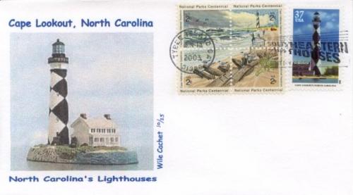 2003 Cape Lookout Lighthouse Combo (Scott 3788) Wile