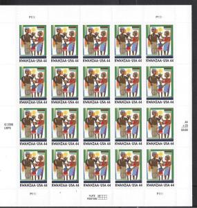 United States, 4434. 44c Kwanzaa Sht(20),**MNH**