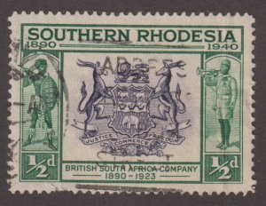 Southern Rhodesia 56 Seal of British South Africa 1940