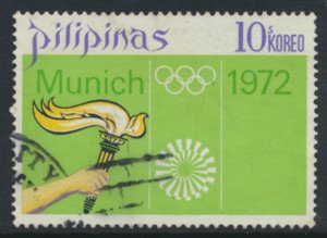 Philippines Sc# 1164  - Used  Olympics Munich see details & scan