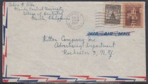 Philippines - Aug 1948 Cover to States