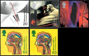 GB Scott #1839-1842a / SG 2069-2072a 1999 Mint Hinged Computers Set of 4