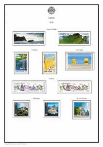 Europa Cept 1995-2021 PDF (DIGITAL) STAMP ALBUM PAGES