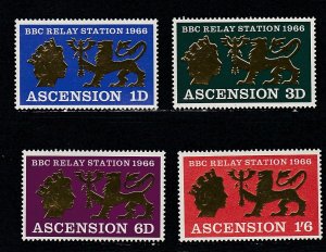 Ascension # 111-114, BBC Emblem, Mint NH, 1/2  Cat.