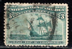 United States Scott # 232, used