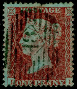 SG24, 1d red-brown PLATE 20, SC14 DIE II, USED. Cat £400. 