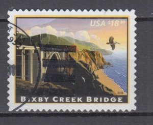 ​(G) USA Sc#4439 Bixby Creek Bridge VF Used (out of paper & gum)