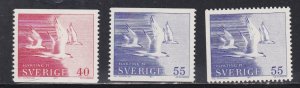 Sweden # 886-888, Birds - Terns in Flight, Mint NH, 1/2 Cat.