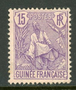 Guinea 1904 French Colony Guinee 15¢ Scott #23 Mint R345