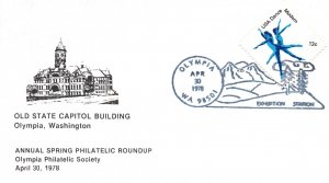 US EVENT CACHET COVER OLD STATE CAPITOL BUILDING AT OLYMPIA WASHINGTON 1978 TP5