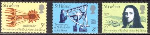 St. Helena 1977 Space Halley's Comet Mi. 301/3 MNH