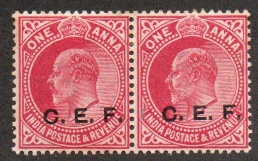 India M13 Mint never hinged. Pair