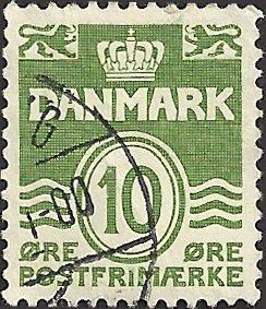 DENMARK -  #318 - Used - SCV-0.25