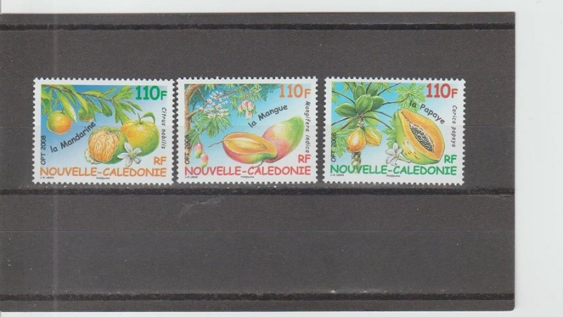 New Caledonia  Scott#  1044-1046  MNH  (2008 Fruit)